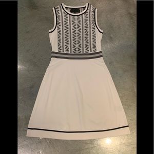 Rag & Bone Black & White Knit Dress XS